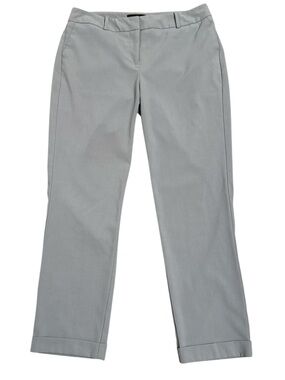 LARRY LEVINE gray ankle dress pants size 8